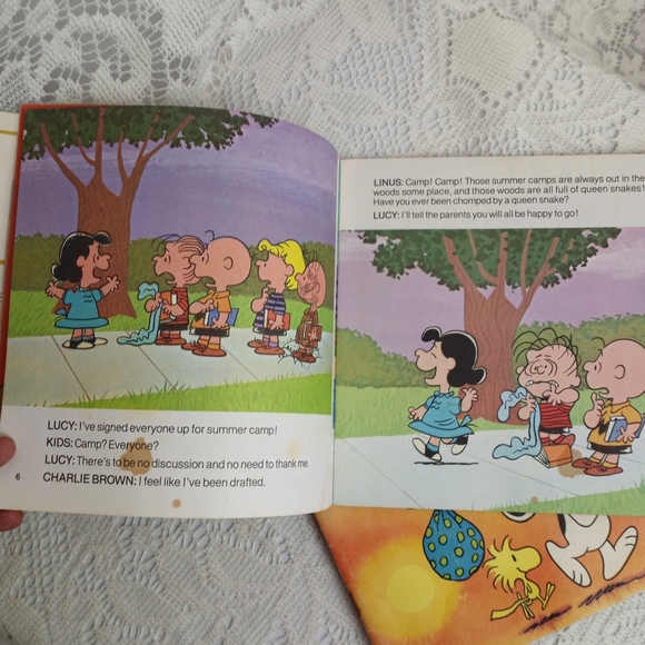 3 Charlie Brown Peanuts Books No Records Paperback Childrens Books Snoopy - Picture 3 of 4